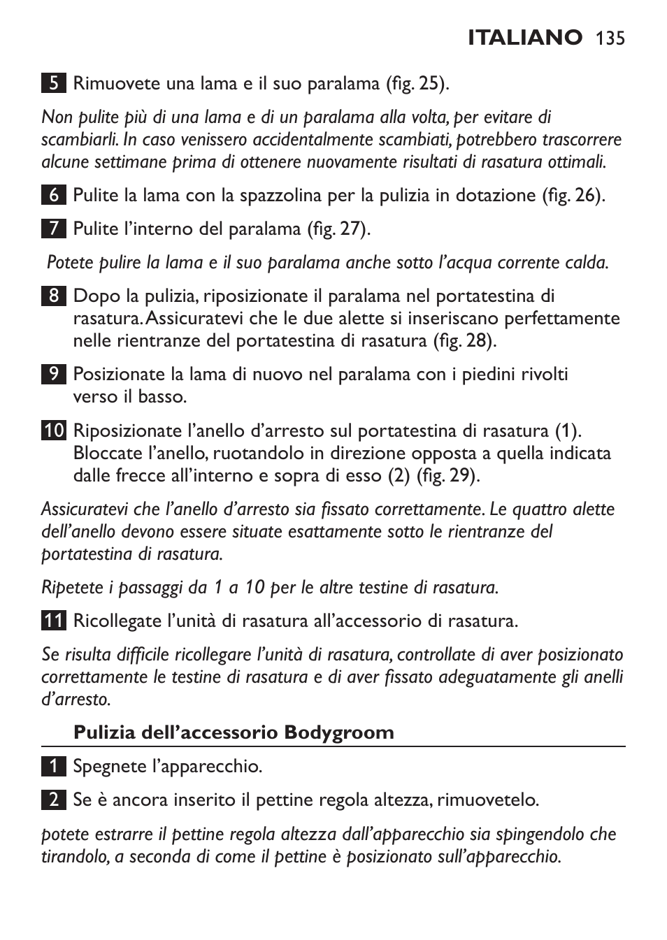 Philips Click&Style afeitado y arreglo personal User Manual | Page 135 / 228