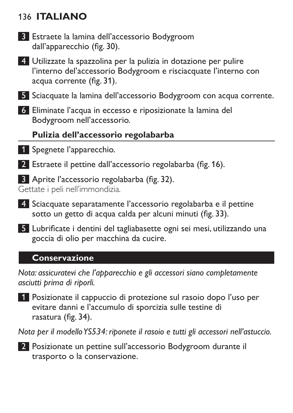 Philips Click&Style afeitado y arreglo personal User Manual | Page 136 / 228