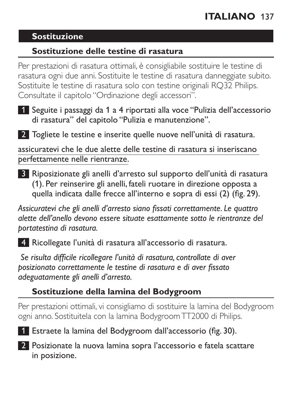 Philips Click&Style afeitado y arreglo personal User Manual | Page 137 / 228