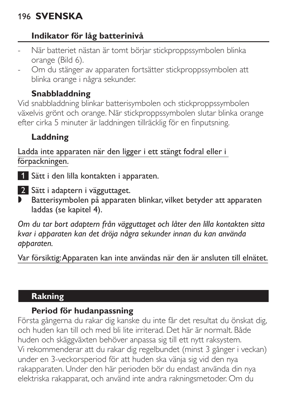 Philips Click&Style afeitado y arreglo personal User Manual | Page 196 / 228