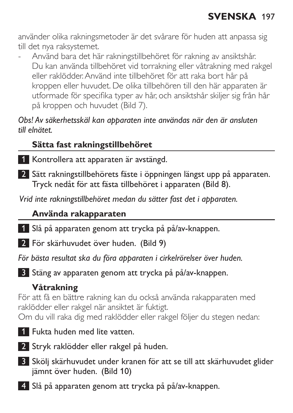 Philips Click&Style afeitado y arreglo personal User Manual | Page 197 / 228