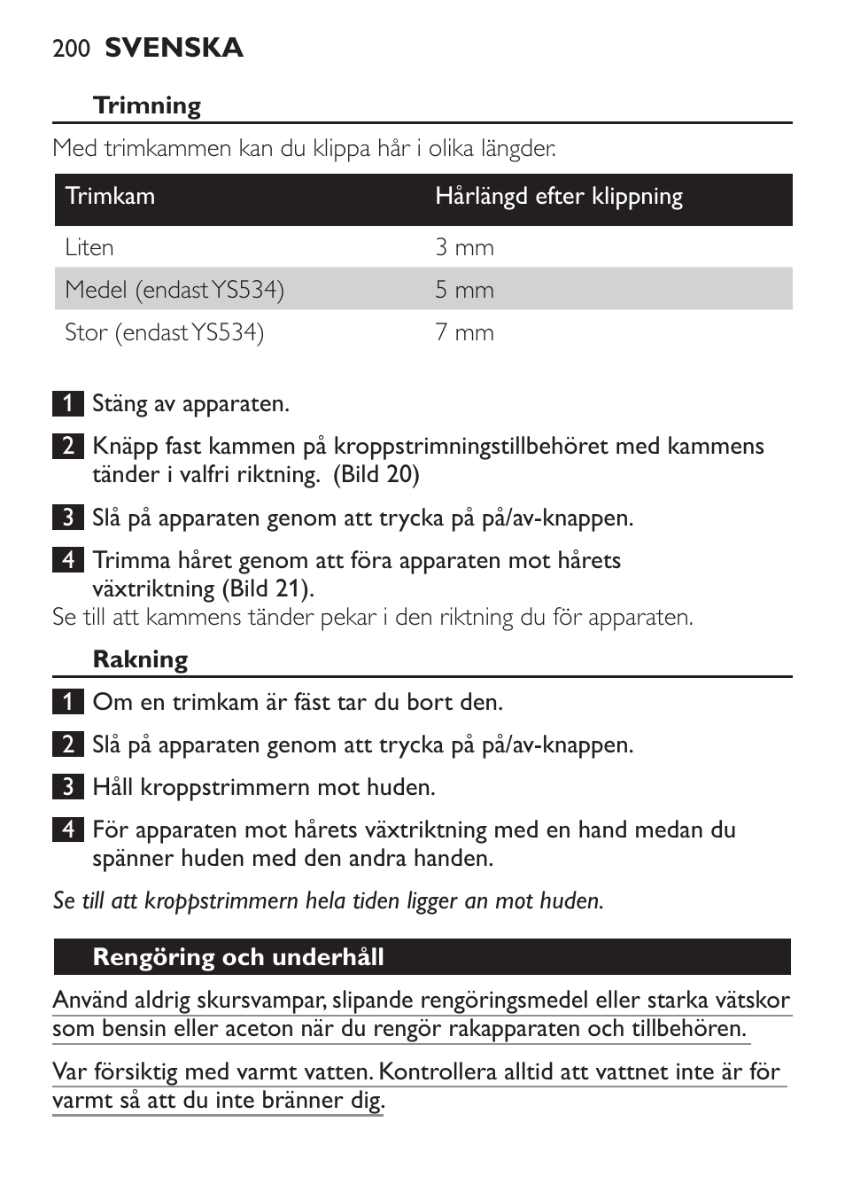 Philips Click&Style afeitado y arreglo personal User Manual | Page 200 / 228