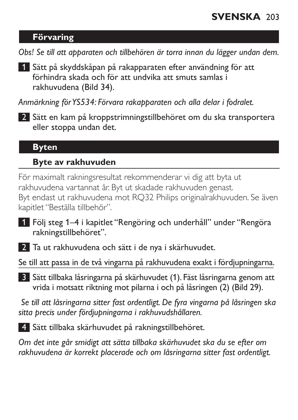 Philips Click&Style afeitado y arreglo personal User Manual | Page 203 / 228