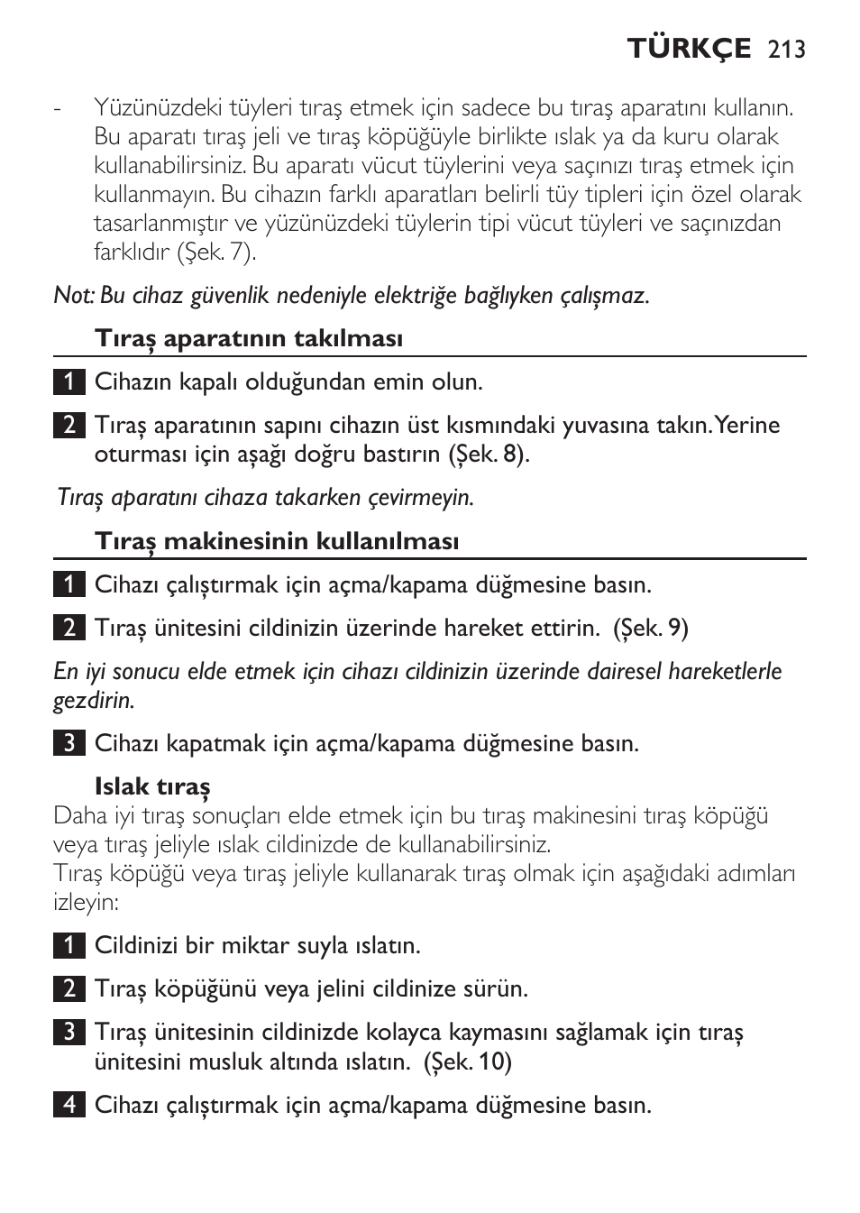 Philips Click&Style afeitado y arreglo personal User Manual | Page 213 / 228