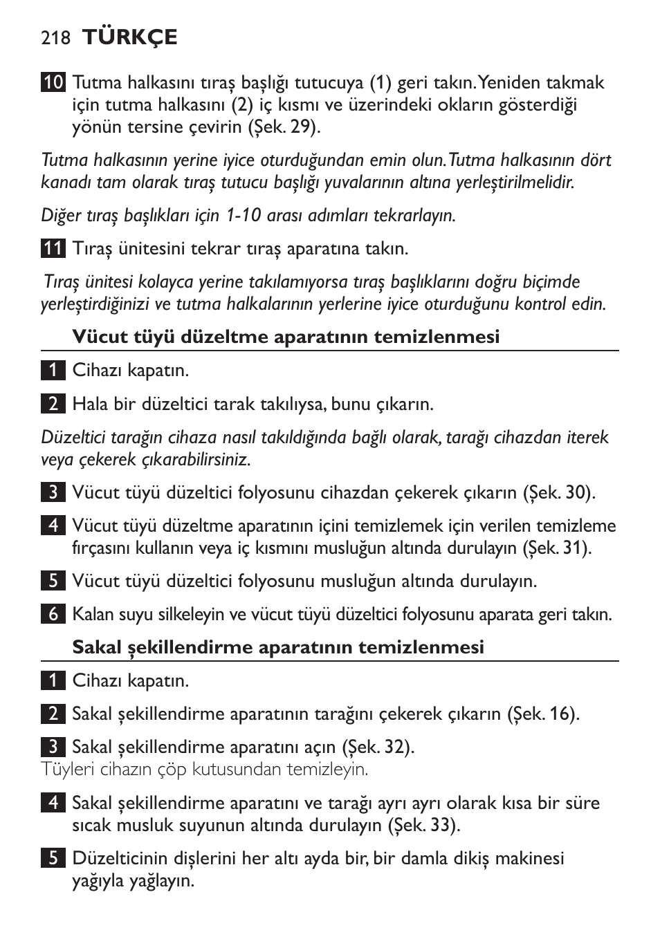 Philips Click&Style afeitado y arreglo personal User Manual | Page 218 / 228