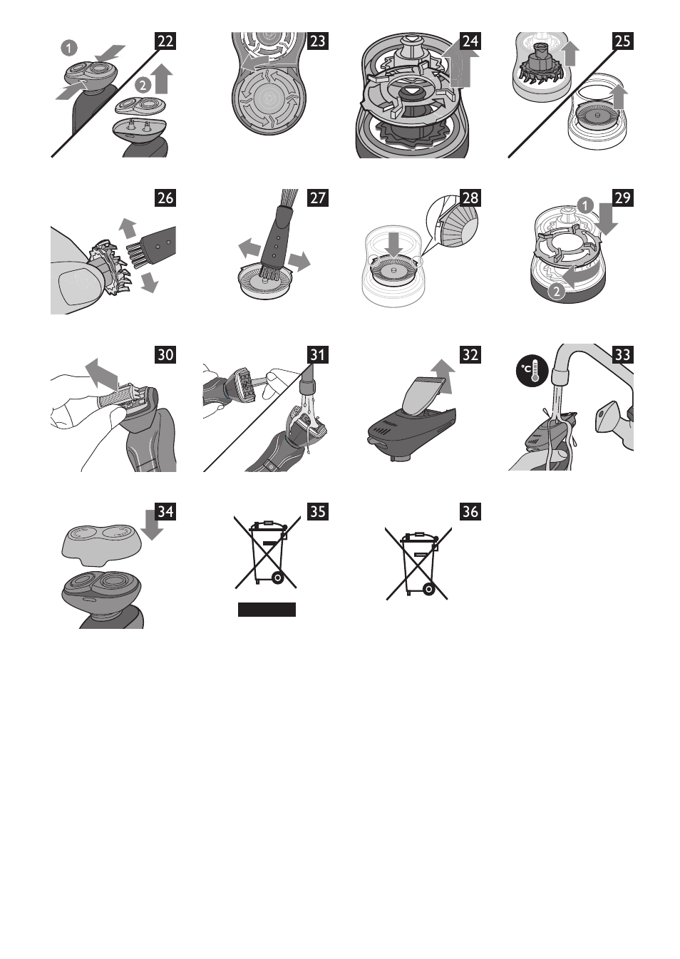 Philips Click&Style afeitado y arreglo personal User Manual | Page 3 / 228