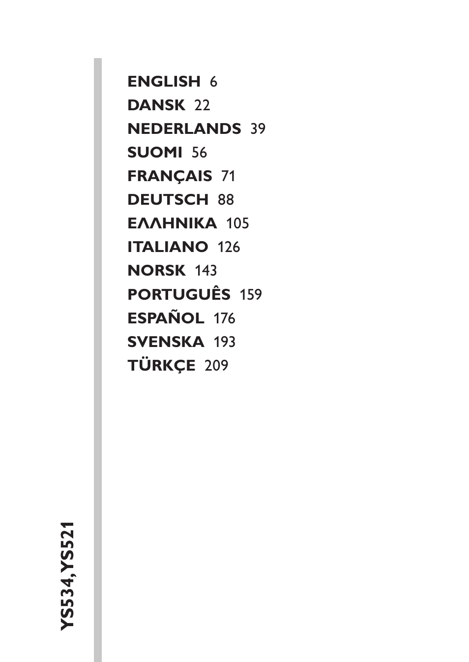 Table of content | Philips Click&Style afeitado y arreglo personal User Manual | Page 5 / 228