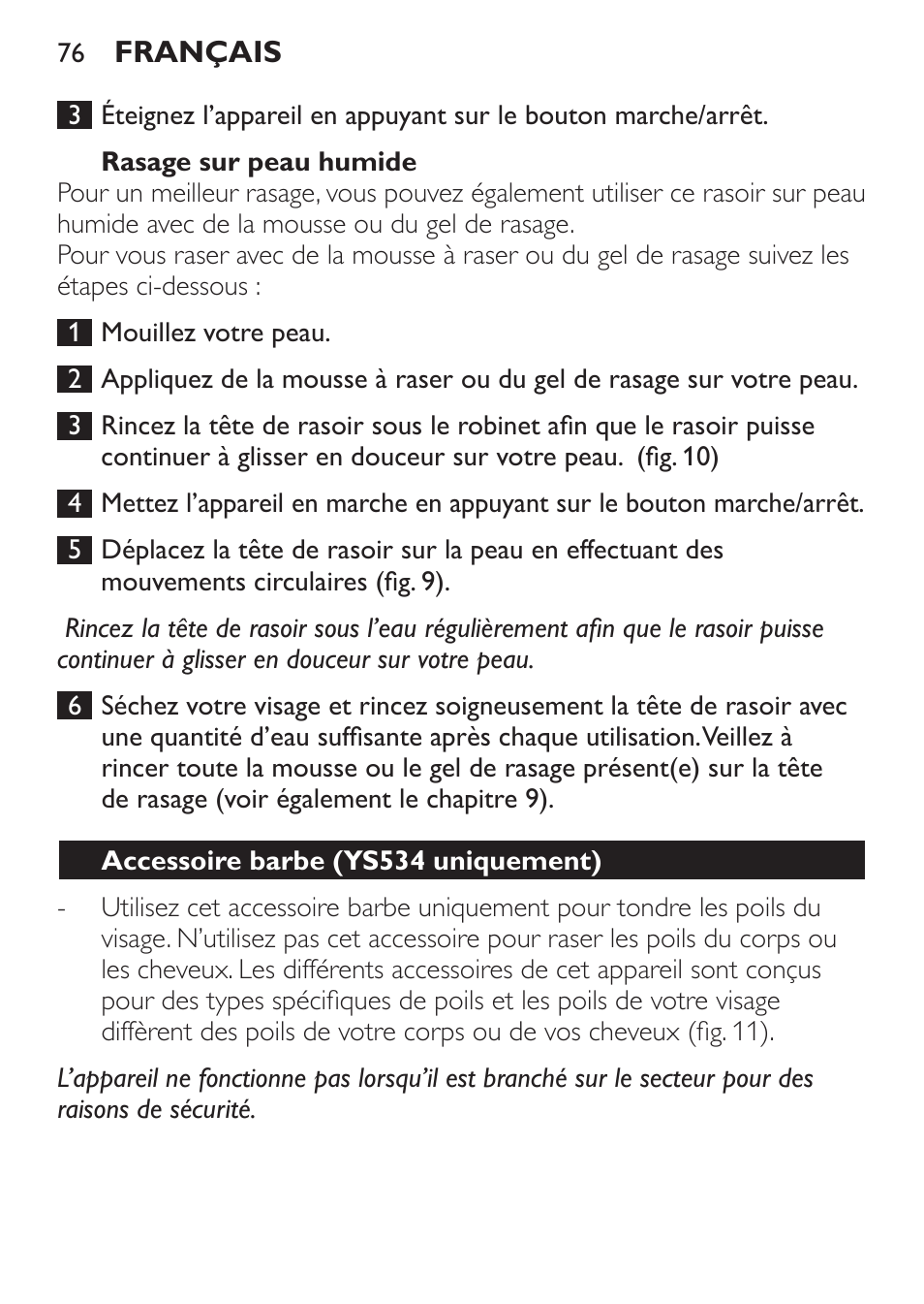 Philips Click&Style afeitado y arreglo personal User Manual | Page 76 / 228