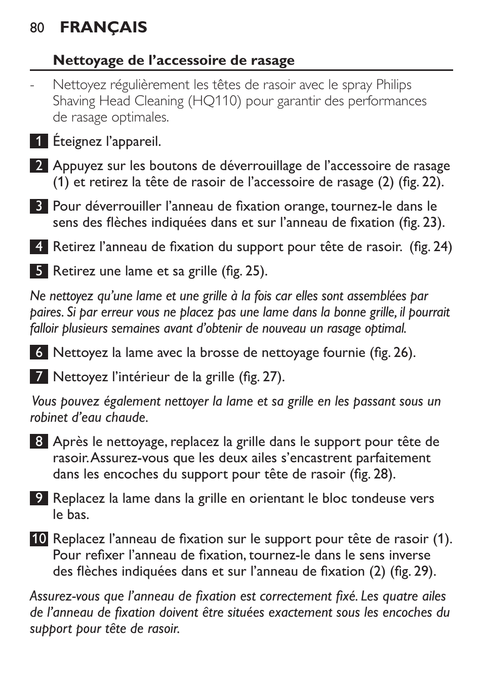 Philips Click&Style afeitado y arreglo personal User Manual | Page 80 / 228