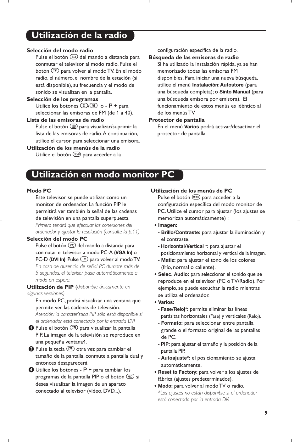 Philips Matchline Flat TV User Manual | Page 21 / 120