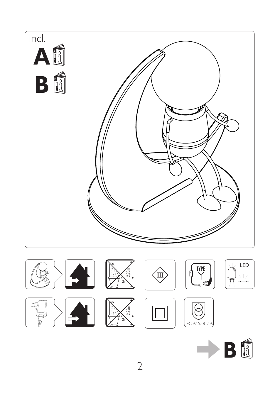 Philips myKidsRoom Lámpara de mesa User Manual | Page 2 / 4