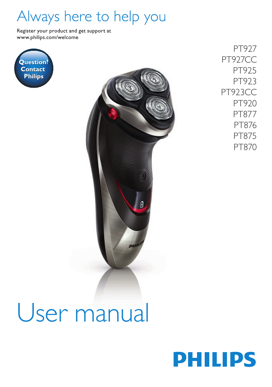 Philips SHAVER Series 5000 afeitadora eléctrica en seco User Manual | 230 pages