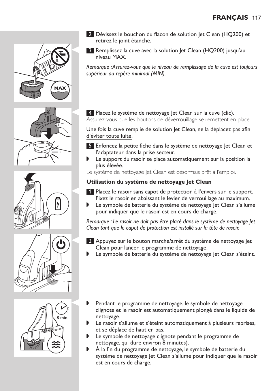 Philips SHAVER Series 5000 afeitadora eléctrica en seco User Manual | Page 117 / 230
