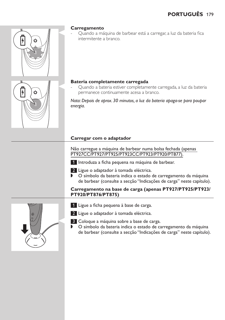 Philips SHAVER Series 5000 afeitadora eléctrica en seco User Manual | Page 179 / 230