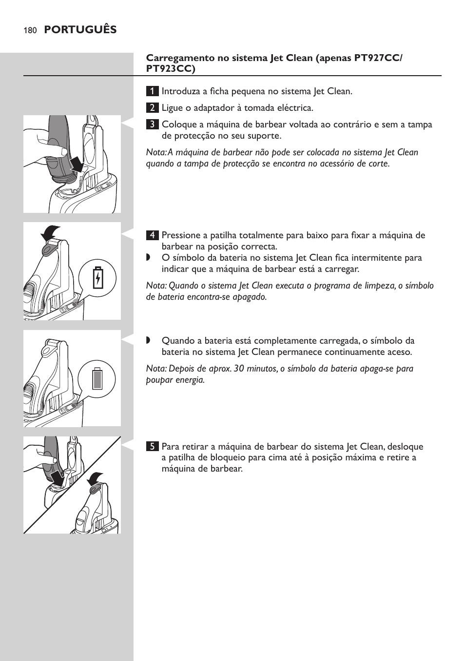 Philips SHAVER Series 5000 afeitadora eléctrica en seco User Manual | Page 180 / 230