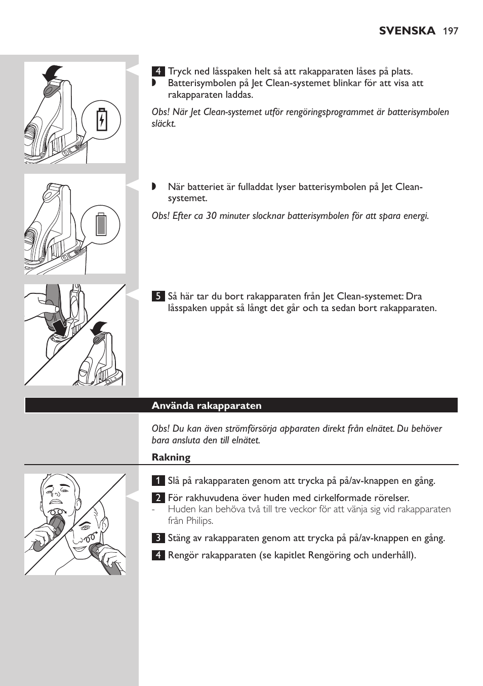 Philips SHAVER Series 5000 afeitadora eléctrica en seco User Manual | Page 197 / 230