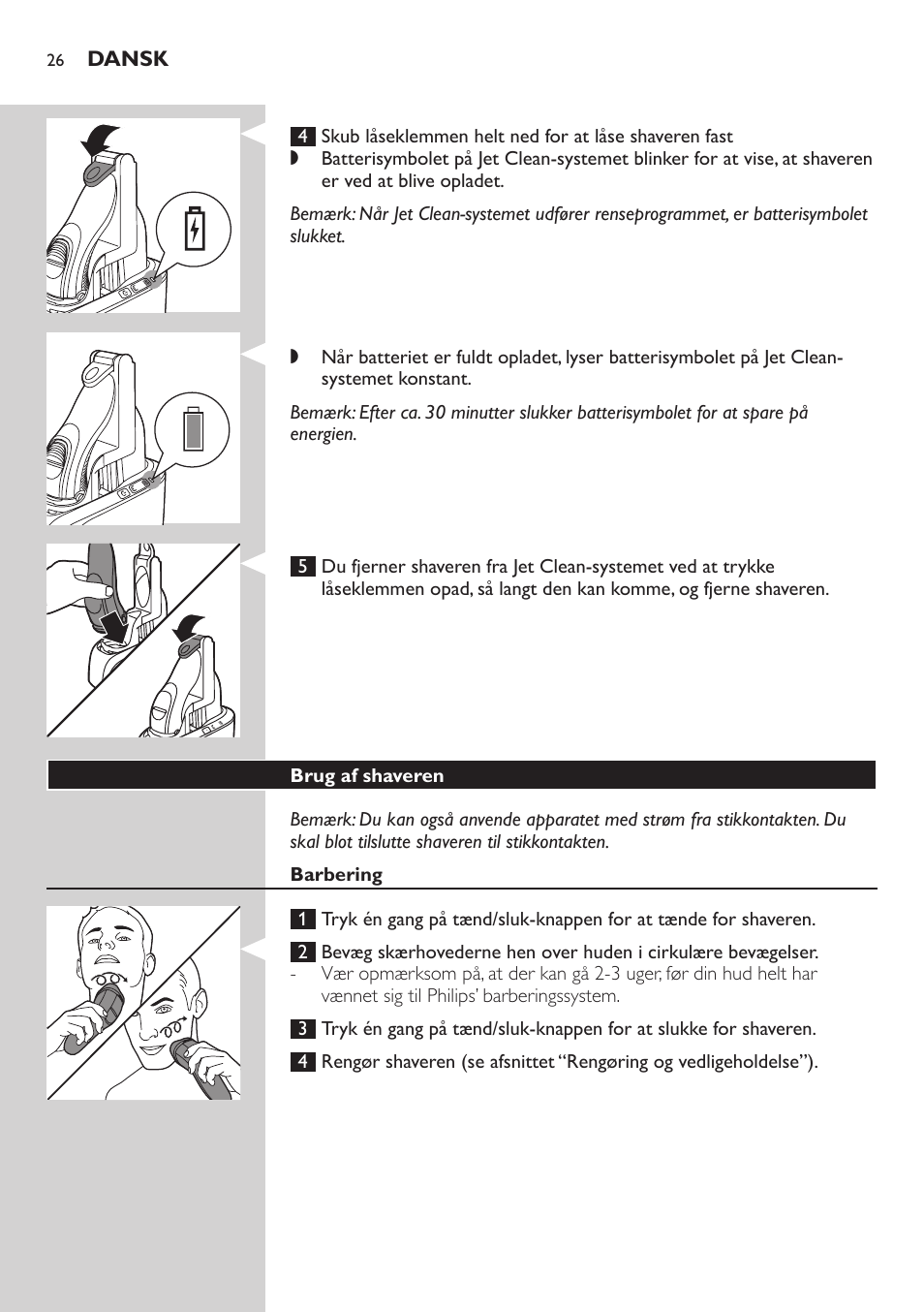 Philips SHAVER Series 5000 afeitadora eléctrica en seco User Manual | Page 26 / 230