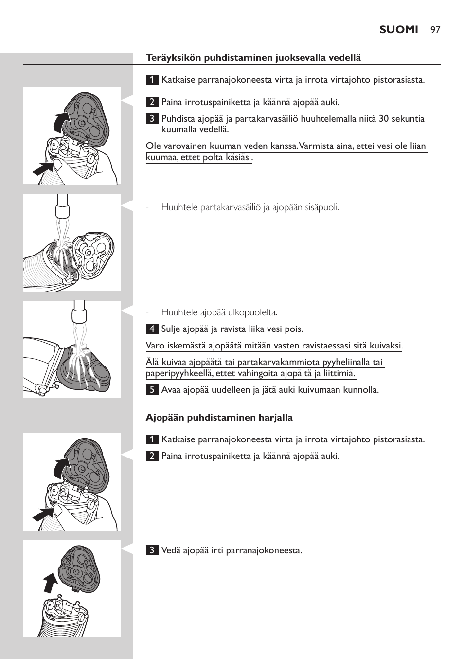 Philips SHAVER Series 5000 afeitadora eléctrica en seco User Manual | Page 97 / 230