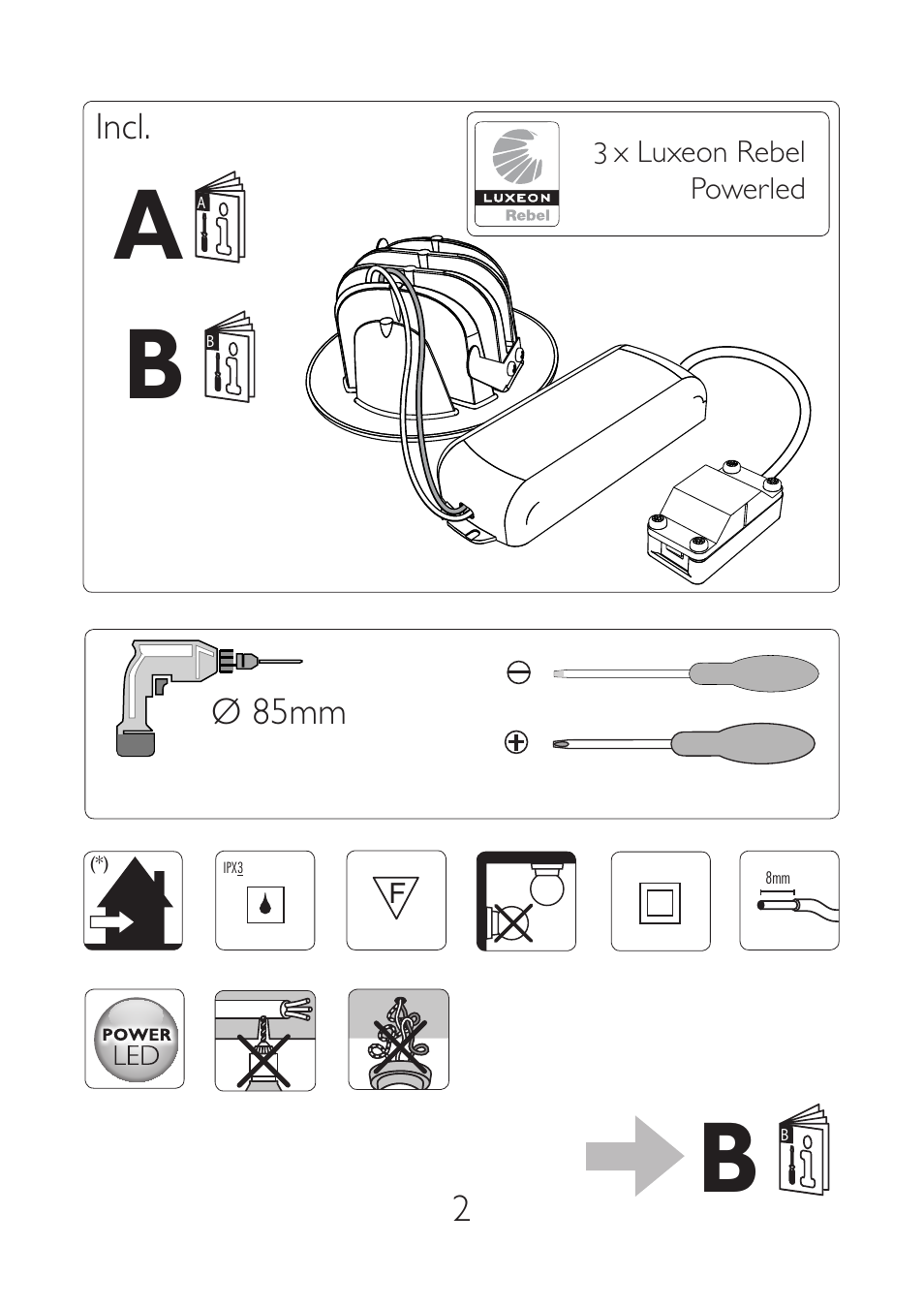 Philips Ledino Foco empotrable User Manual | Page 2 / 38