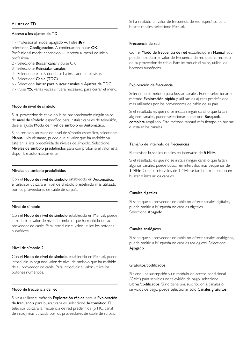 Philips Televisor LED Profesional User Manual | Page 32 / 89