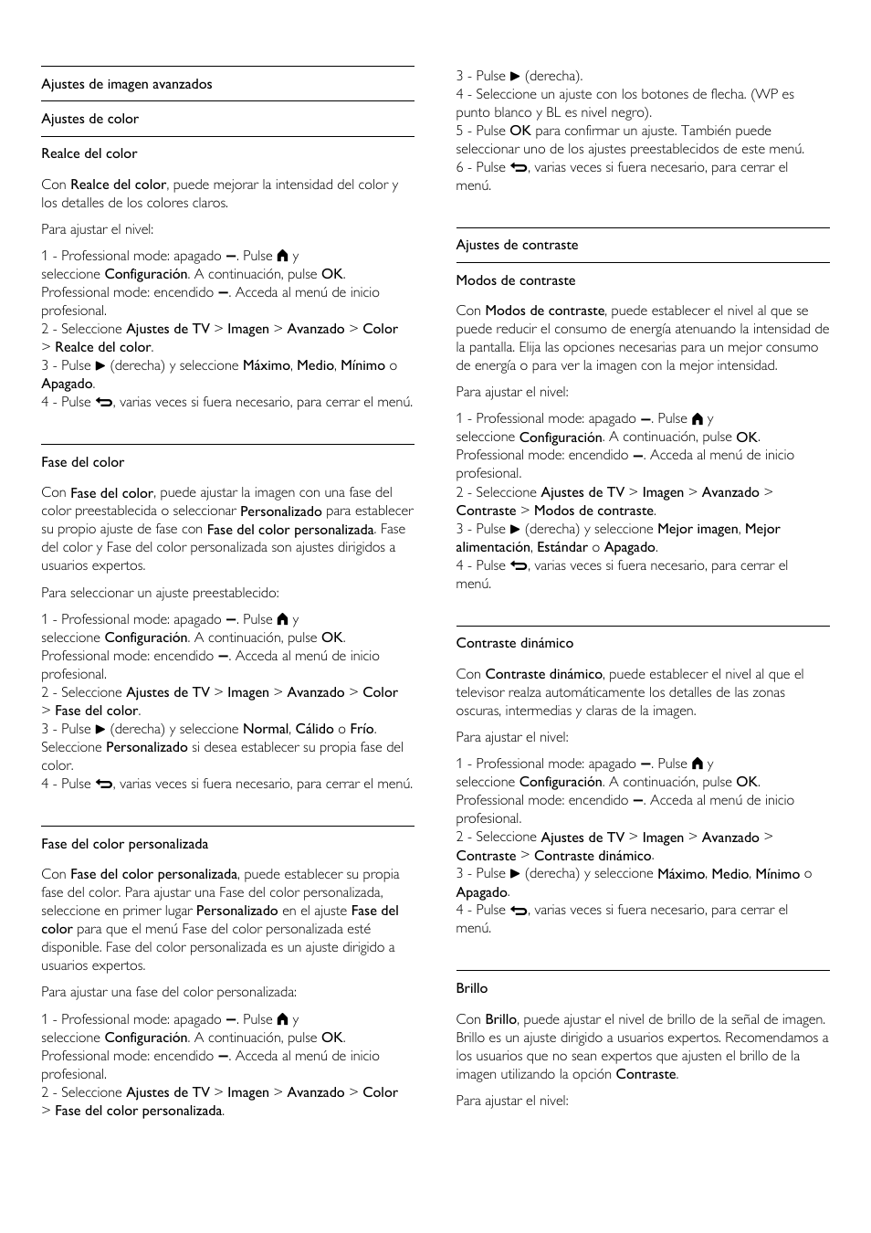 Philips Televisor LED Profesional User Manual | Page 37 / 89