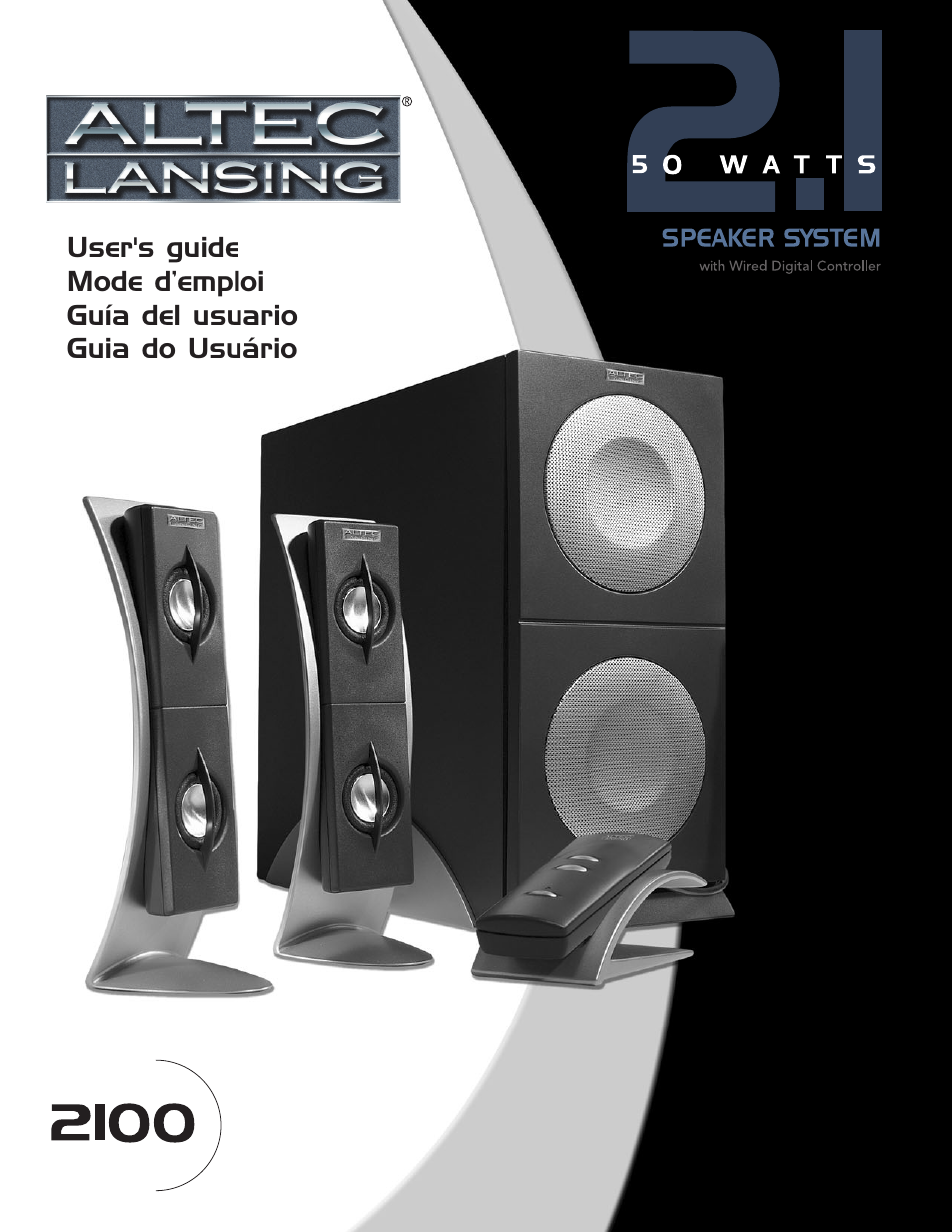 Altec Lansing 2100 User Manual | 7 pages