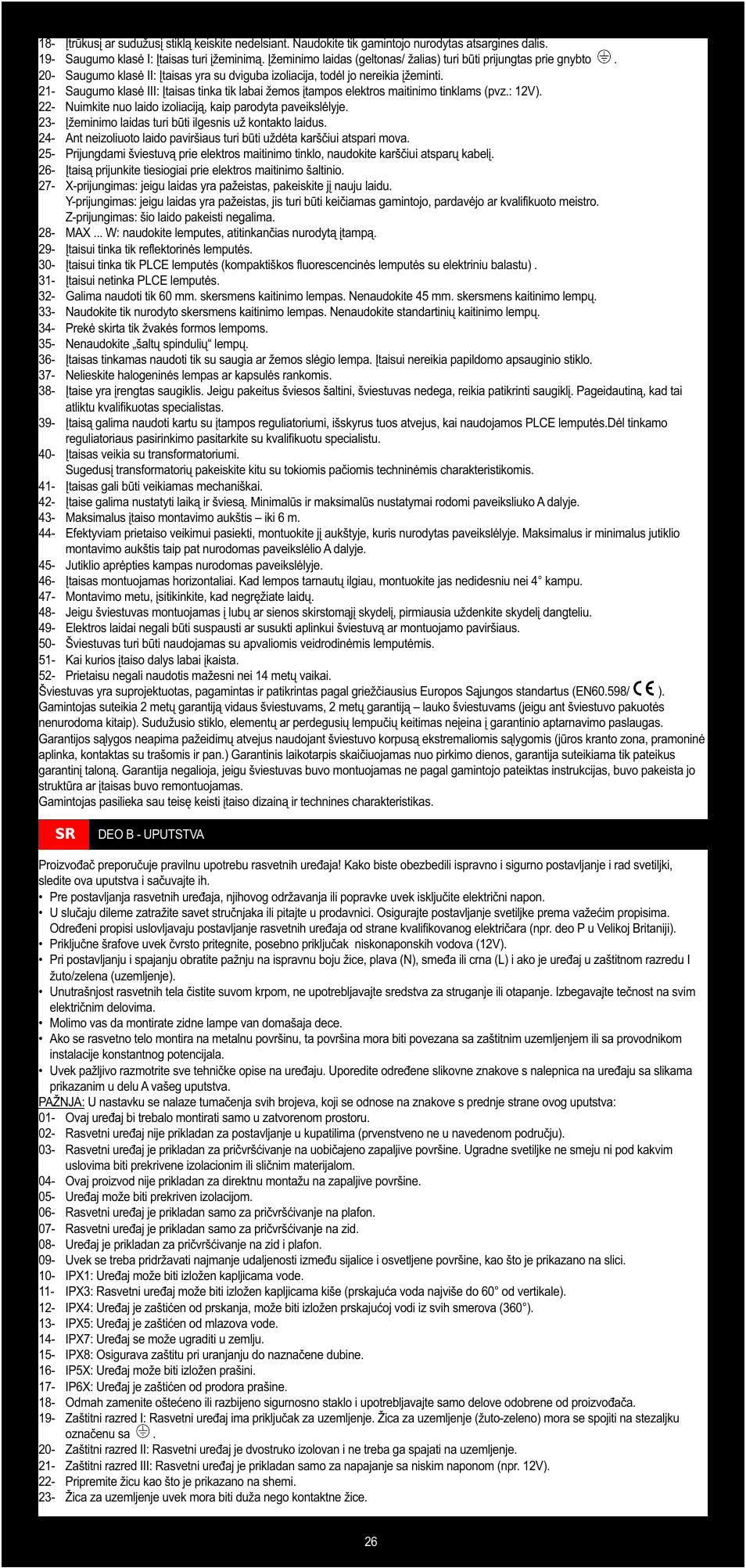 Philips Lirio Colgante User Manual | Page 26 / 33