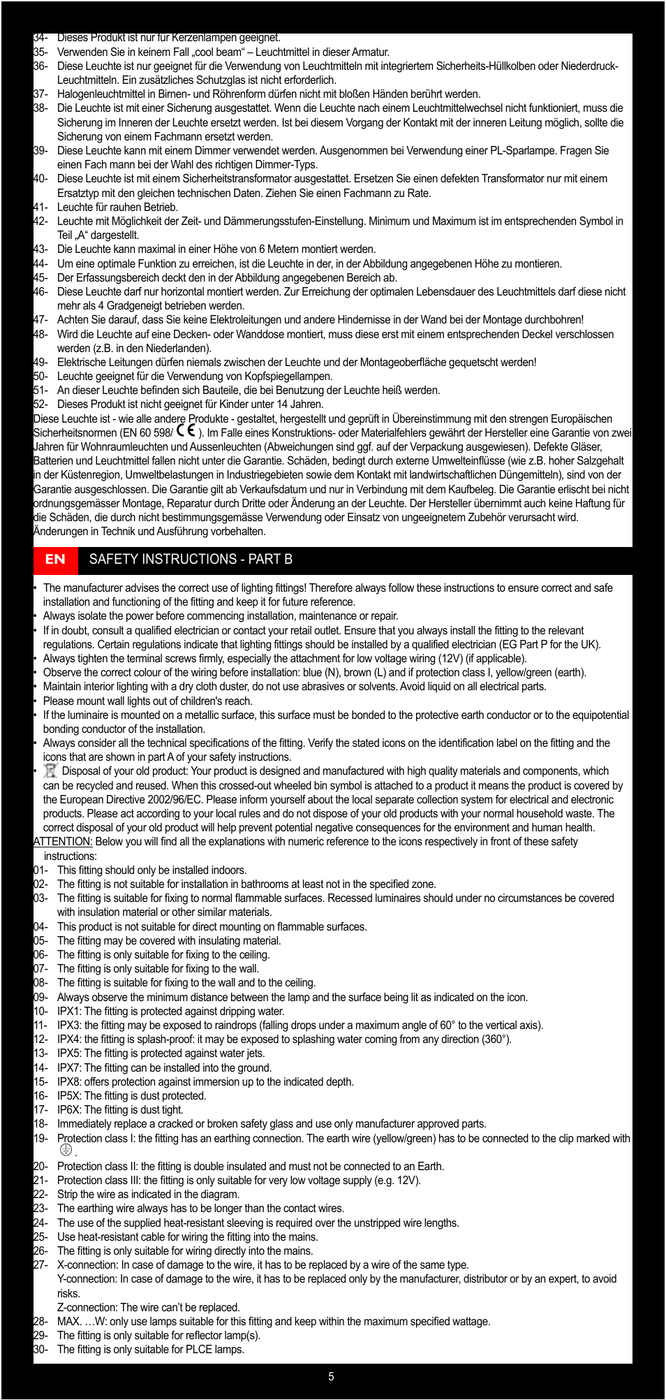 Philips Lirio Colgante User Manual | Page 5 / 33