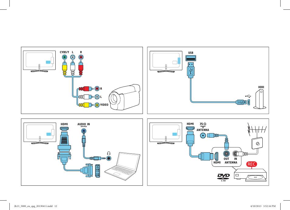 Philips 5000 series Televisor Smart LED 3D ultrafino User Manual | Page 12 / 20