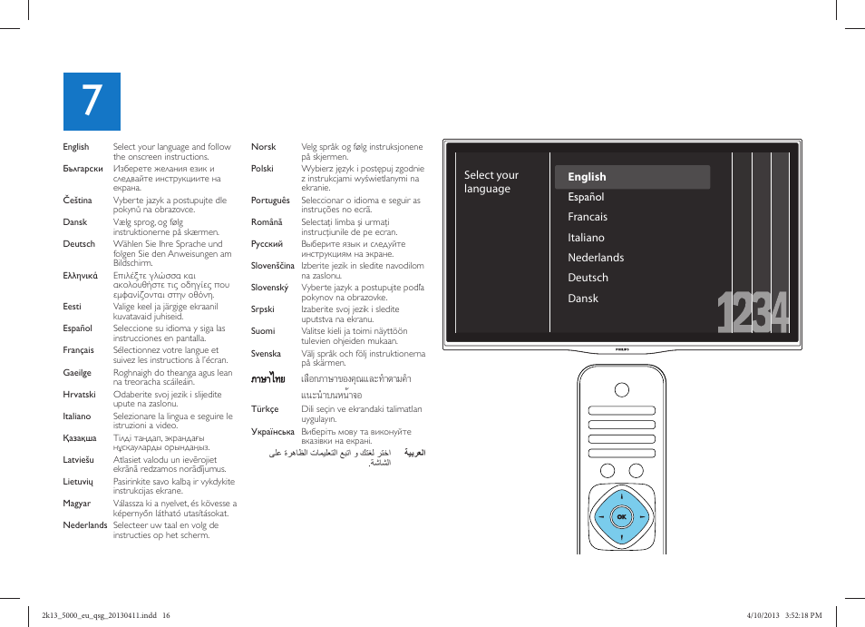 Philips 5000 series Televisor Smart LED 3D ultrafino User Manual | Page 16 / 20