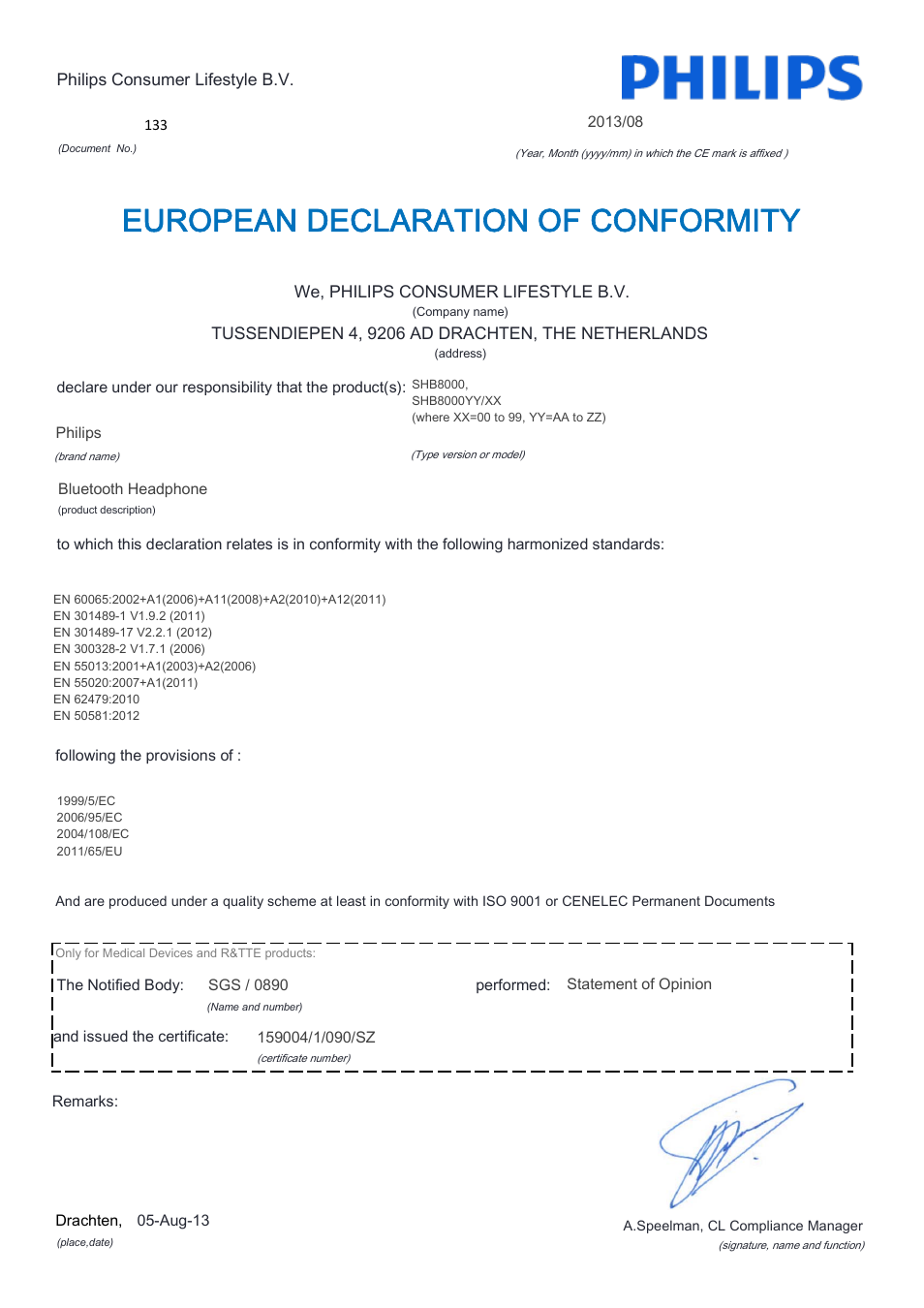 Philips Auriculares Bluetooth User Manual | 22 pages
