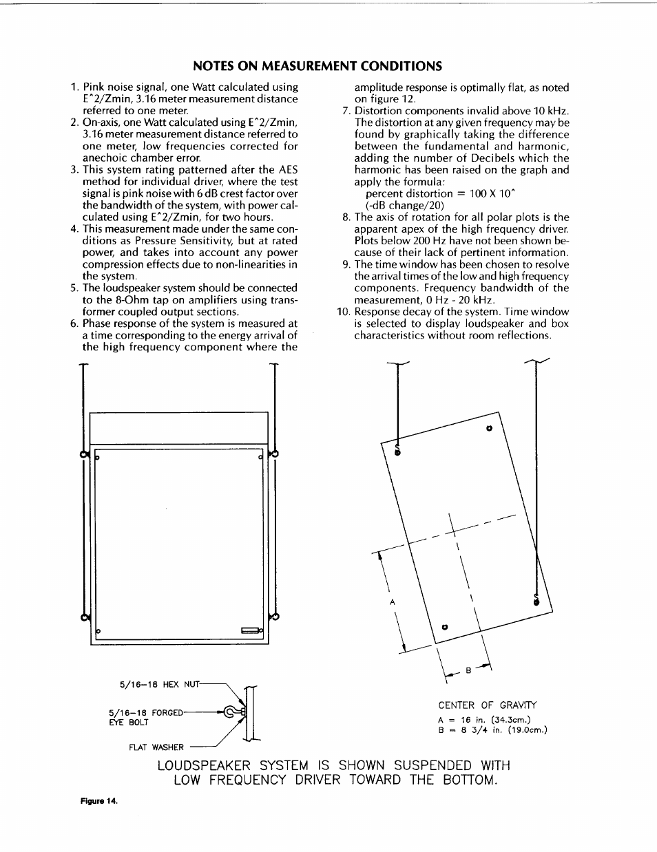 Notes on measurement conditions | Altec Lansing M500 User Manual | Page 5 / 6