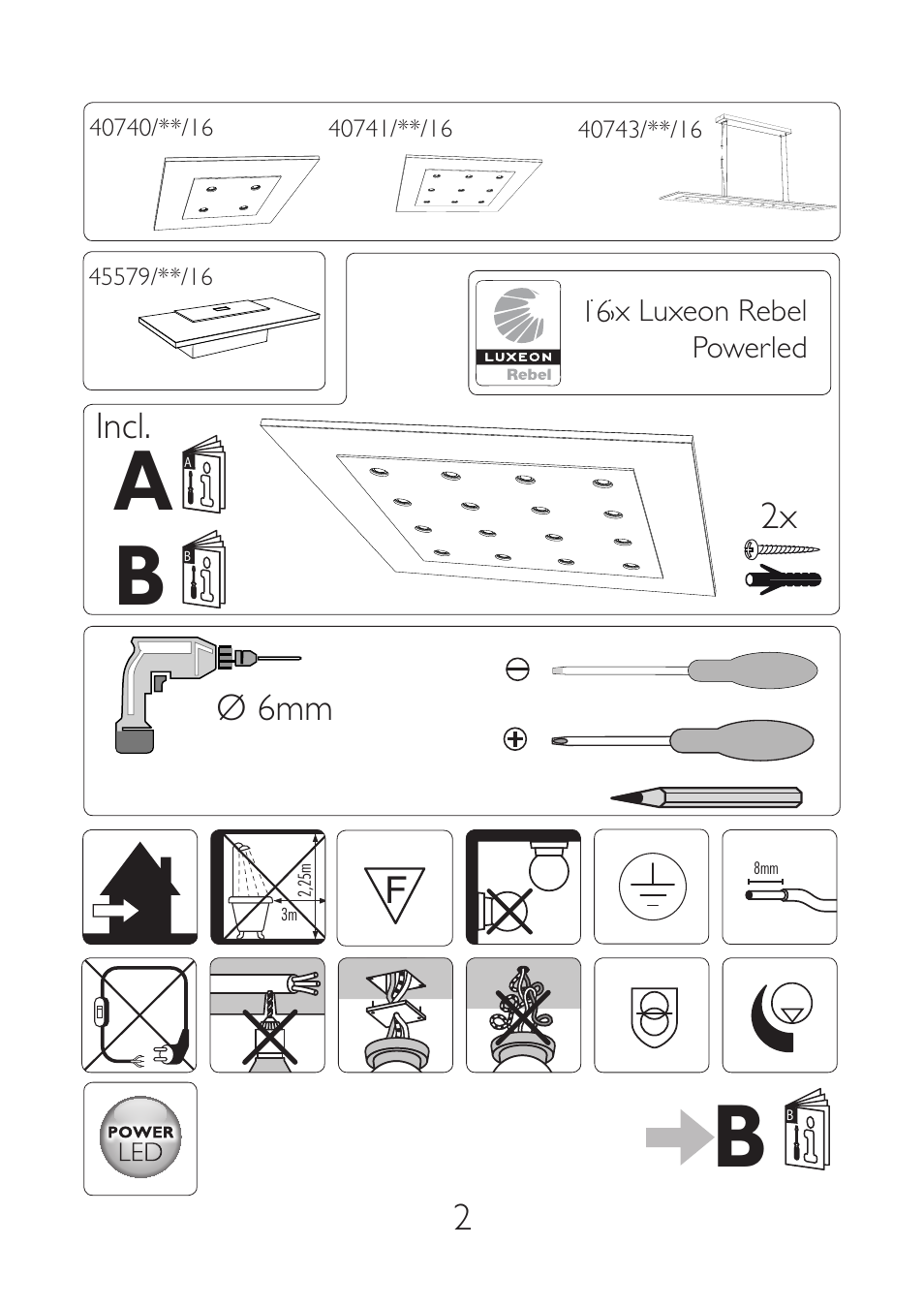 Philips InStyle Plafón User Manual | Page 2 / 8