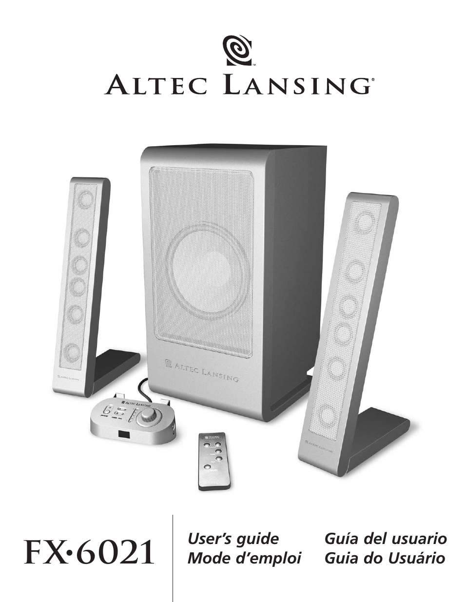 Altec Lansing FX6021 User Manual | 20 pages