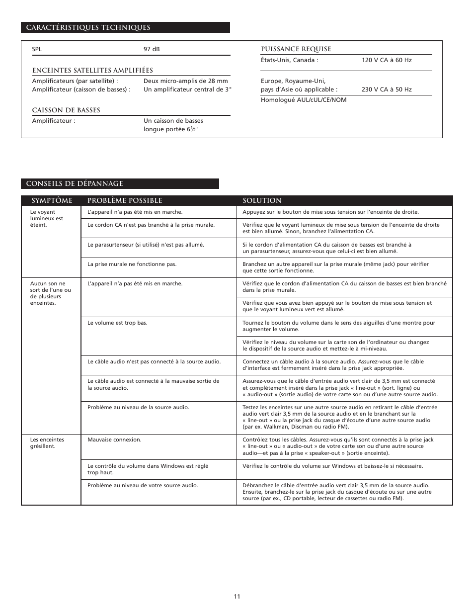 Altec Lansing VS4121 User Manual | Page 13 / 46