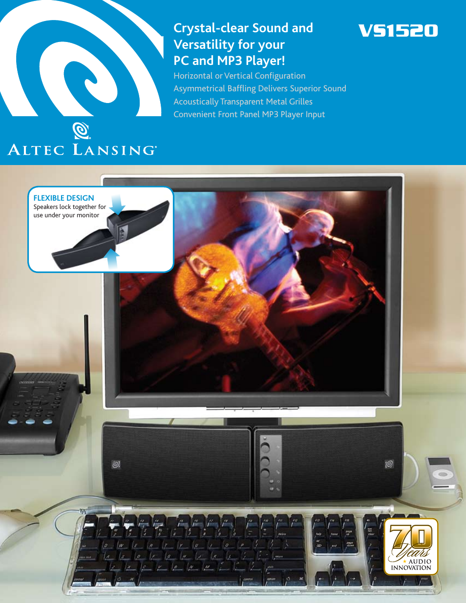 Altec Lansing VS1520 User Manual | 2 pages