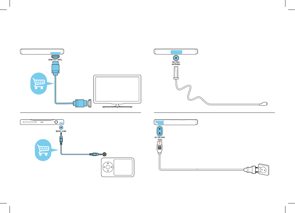 Philips Sistema de cine en casa 5.1 User Manual | Page 7 / 16