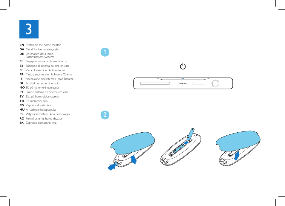 Philips Sistema de cine en casa 5.1 User Manual | Page 8 / 16