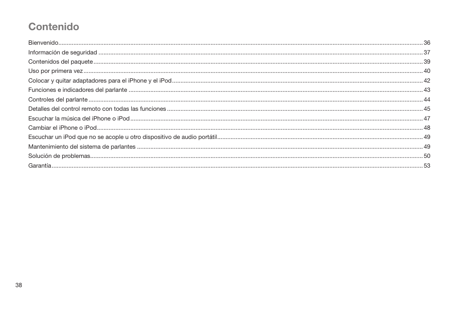 Altec Lansing IN MOTION IMT520 User Manual | Page 40 / 76