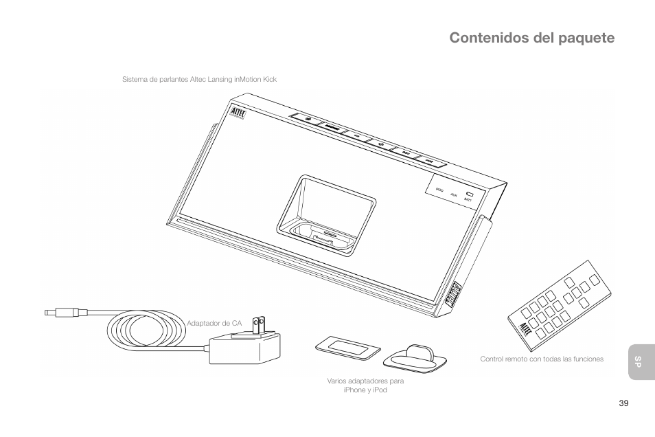 Altec Lansing IN MOTION IMT520 User Manual | Page 41 / 76