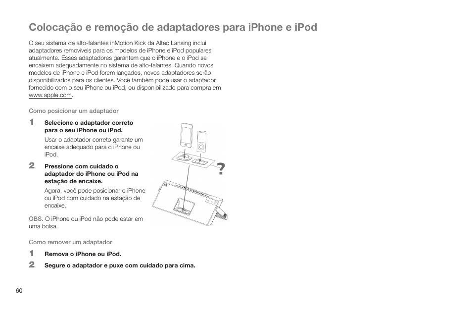 Altec Lansing IN MOTION IMT520 User Manual | Page 62 / 76