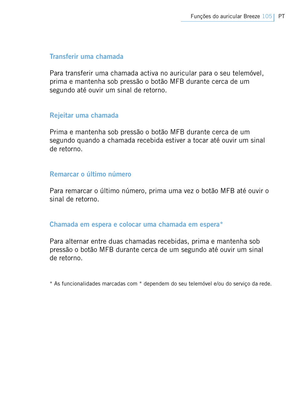 Philips Swarovski Bluetooth a la moda User Manual | Page 107 / 194