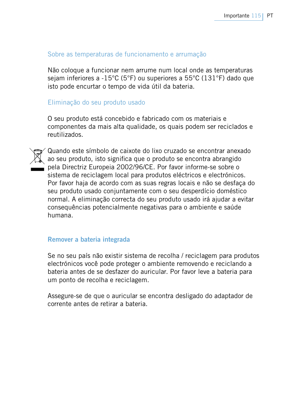 Philips Swarovski Bluetooth a la moda User Manual | Page 117 / 194