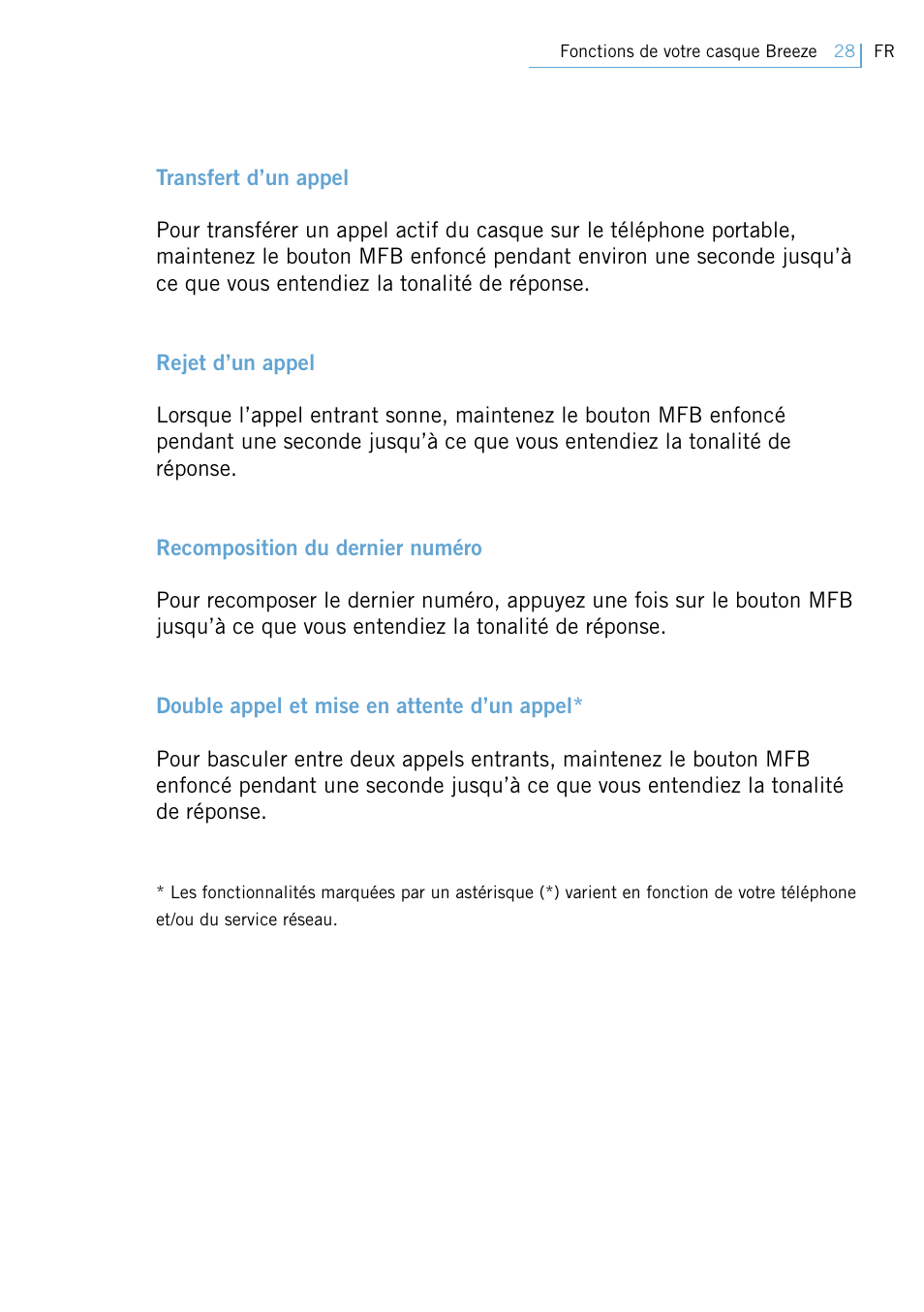 Philips Swarovski Bluetooth a la moda User Manual | Page 30 / 194