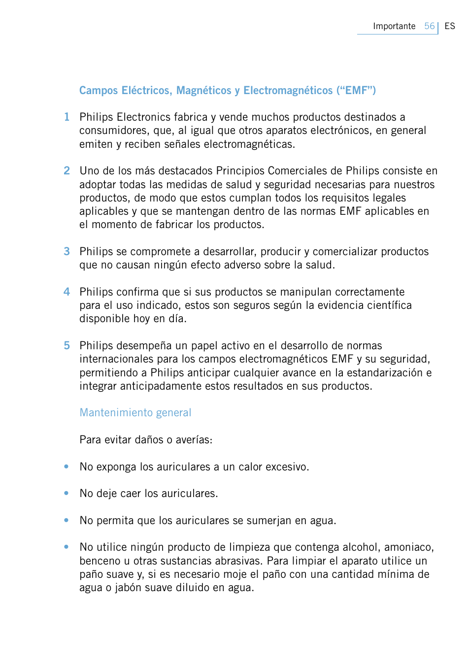 Philips Swarovski Bluetooth a la moda User Manual | Page 58 / 194