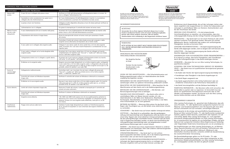 Altec Lansing 120 User Manual | Page 10 / 21