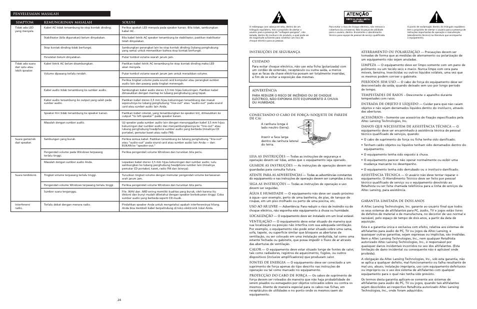 Altec Lansing 120 User Manual | Page 14 / 21