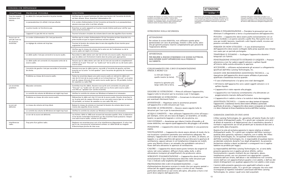 Altec Lansing 120 User Manual | Page 8 / 21