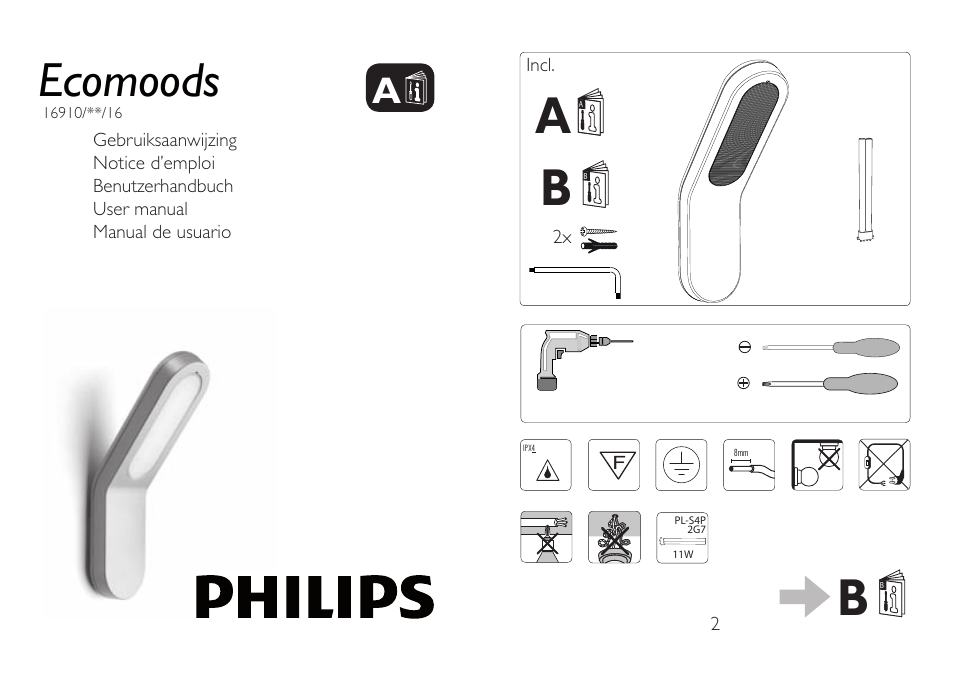 Philips Ecomoods Aplique User Manual | 35 pages