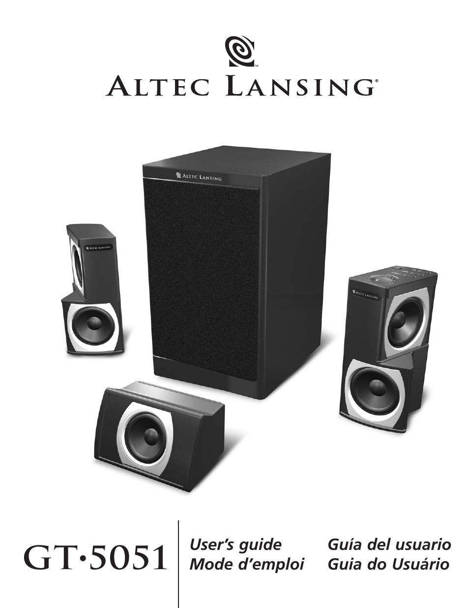 Altec Lansing GT5051 User Manual | 20 pages